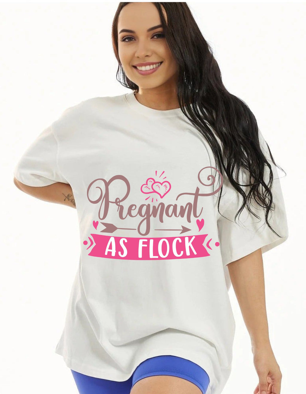 Pregnancy  Oversize Fit Womens T-Shirt