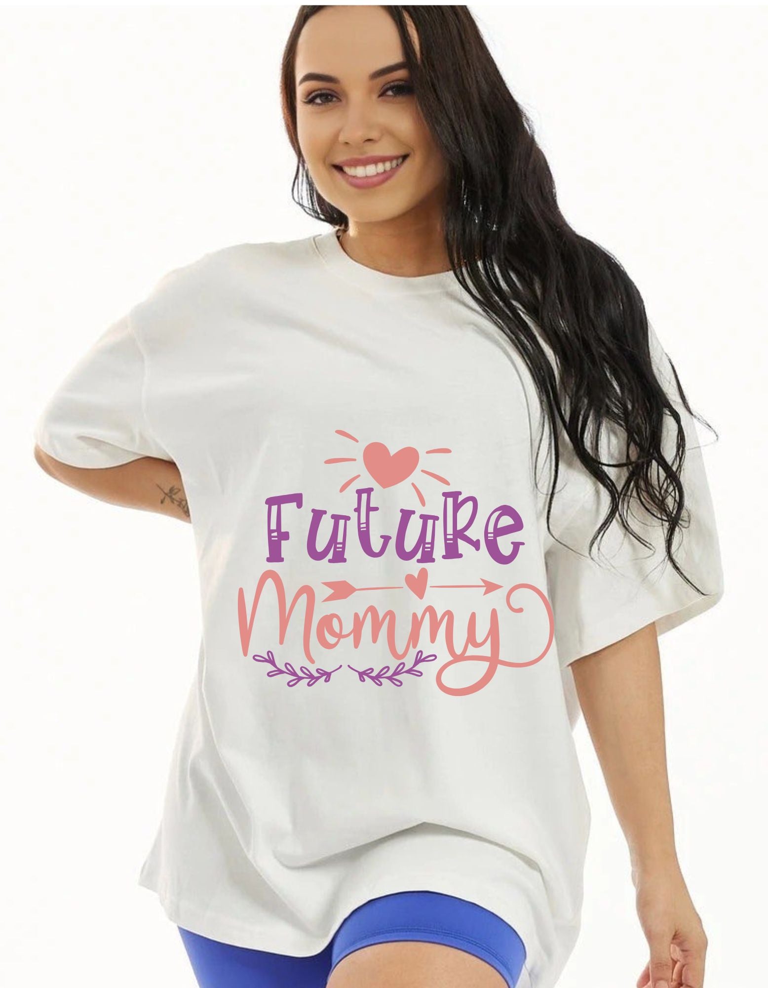Pregnancy  Oversize Fit Womens T-Shirt