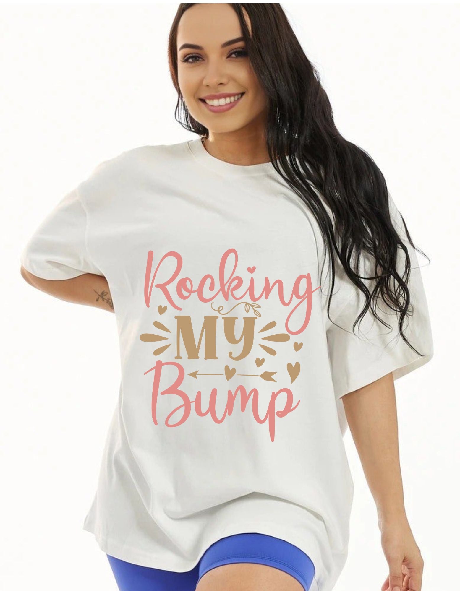 Pregnancy  Oversize Fit Womens T-Shirt