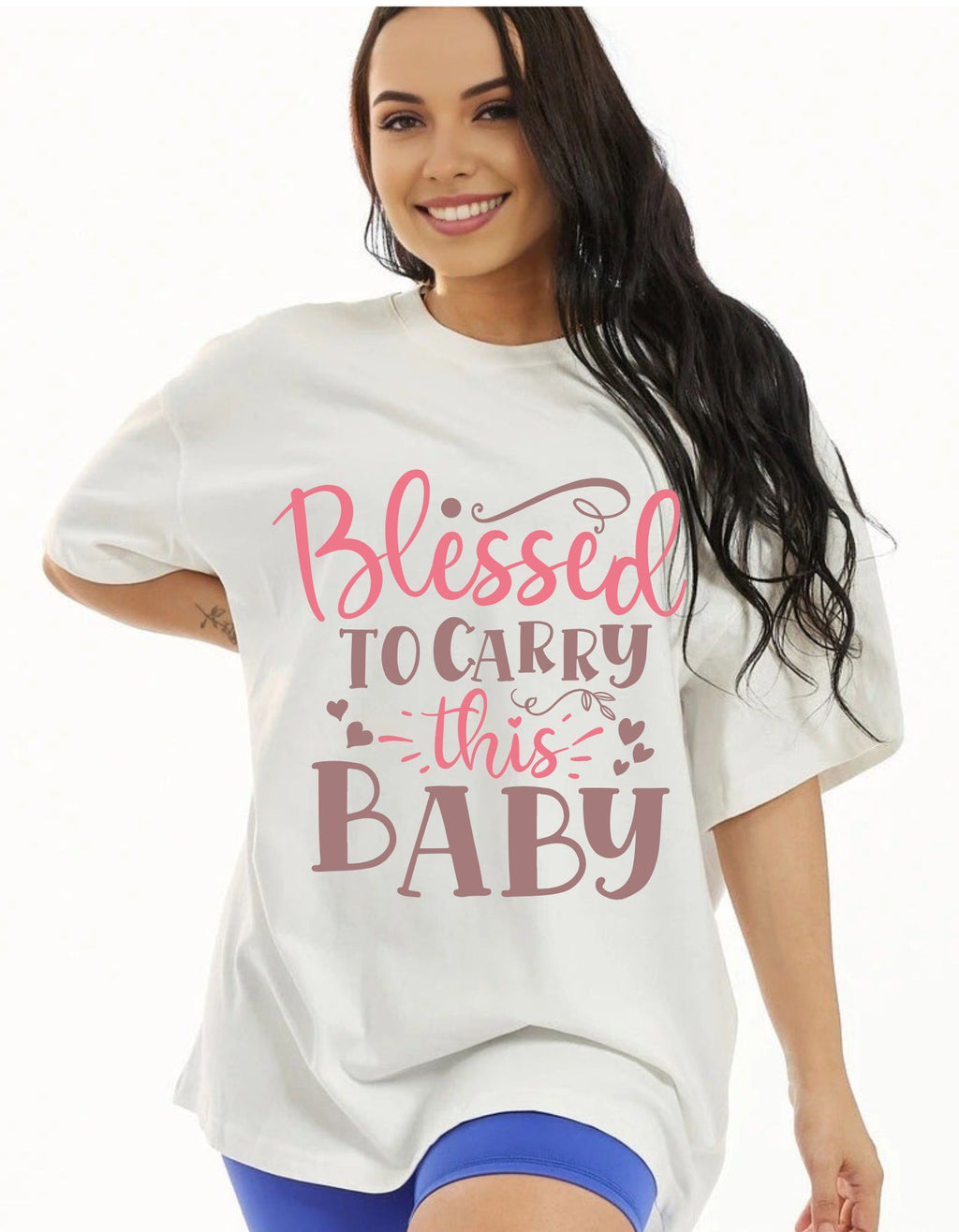 Pregnancy  Oversize Fit Womens T-Shirt