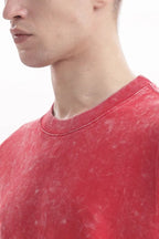 Red Toned Wash T-Shirt with extra soft and Premium Touch