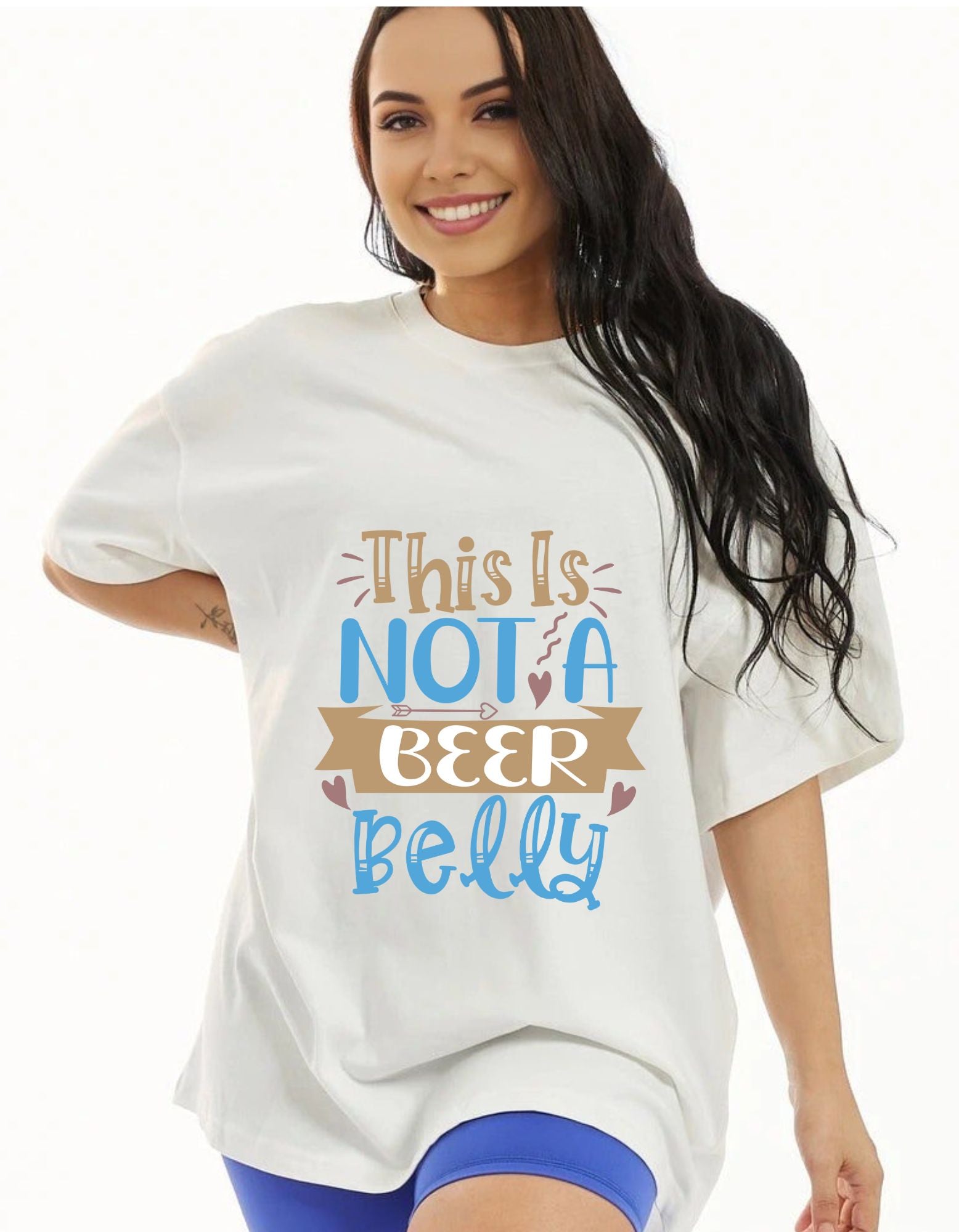 Pregnancy  Oversize Fit Womens T-Shirt