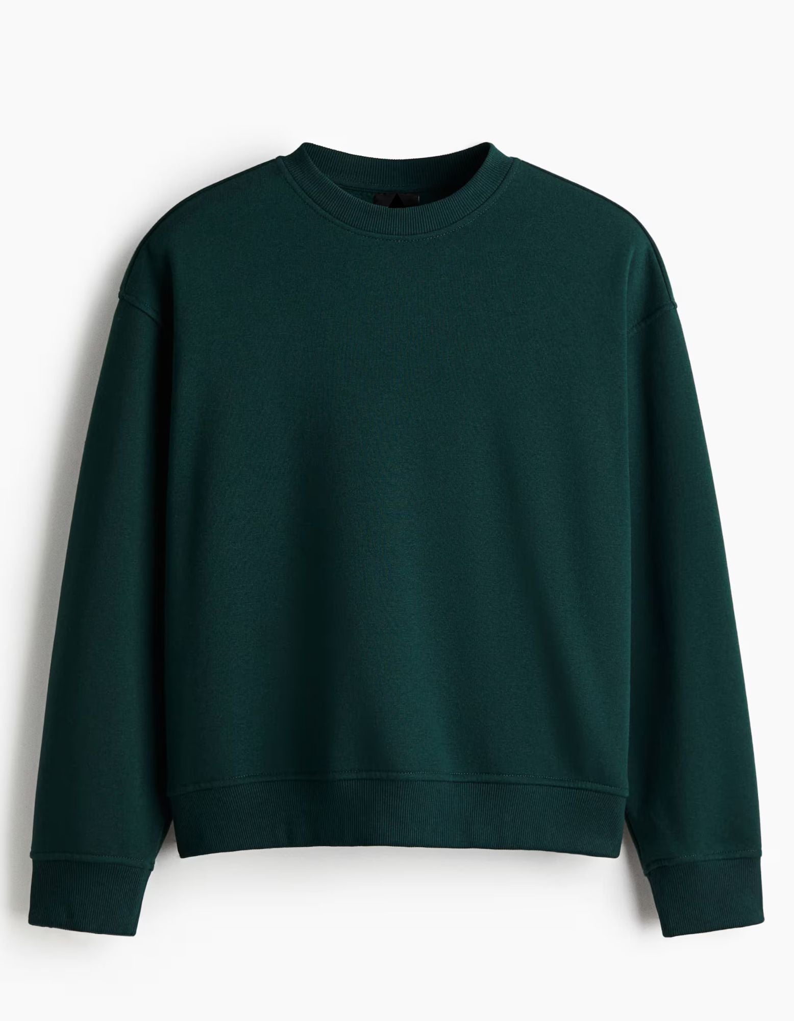 Dark Green Regular Fit Sweatshirt
