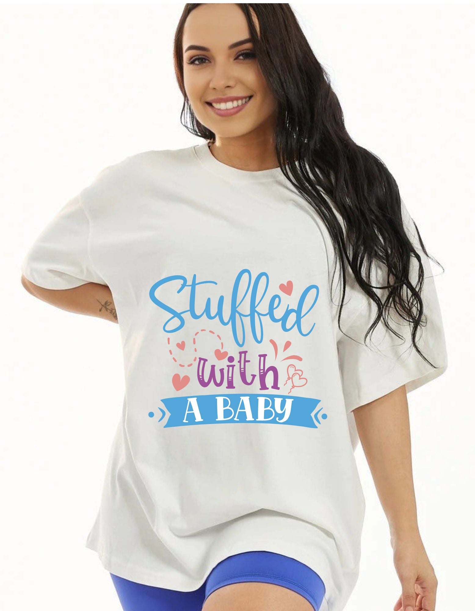 Pregnancy  Oversize Fit Womens T-Shirt