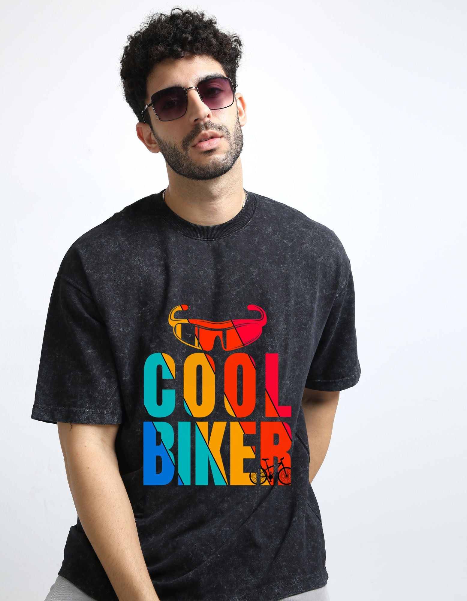 Black Acid Toned Wash T-Shirt with extra soft and Premium Touch