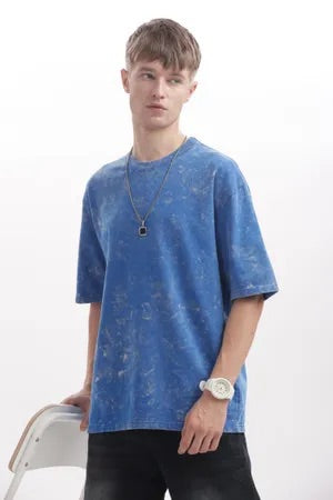 Blue Toned Wash T-Shirt with extra soft and Premium Touch
