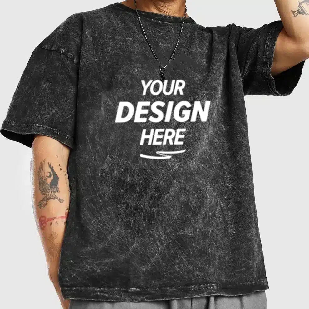 Acid Toned Wash Printed T-Shirt with extra soft and Premium Touch with Customisation option