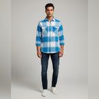 Stylish Cotton Jute Check Shirt