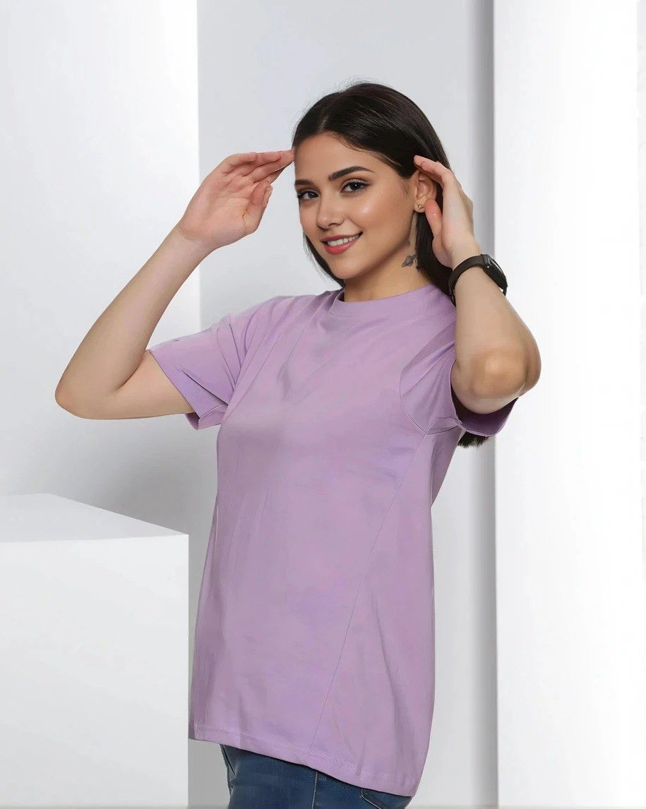 Lavender Boyfriend Fit Womens T-Shirt