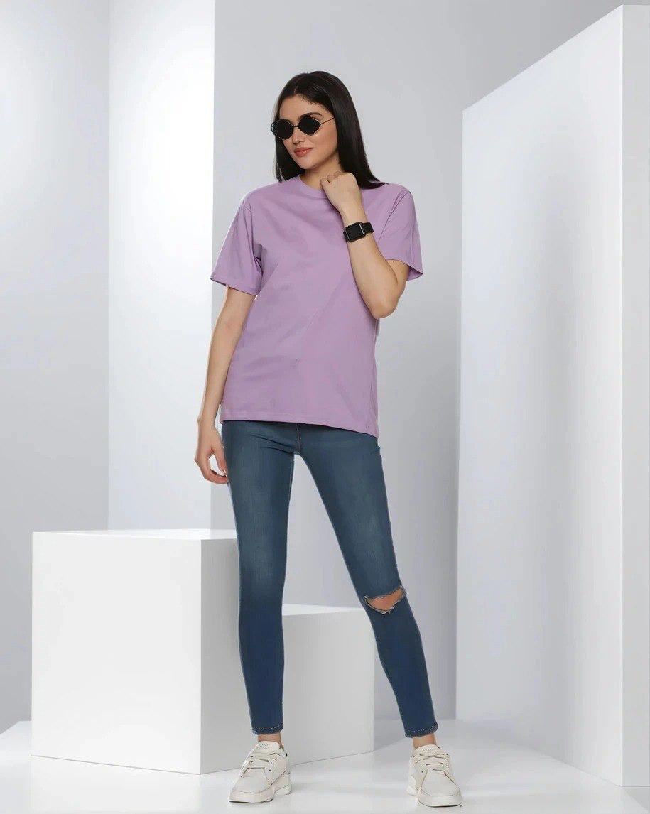 Lavender Boyfriend Fit Womens T-Shirt