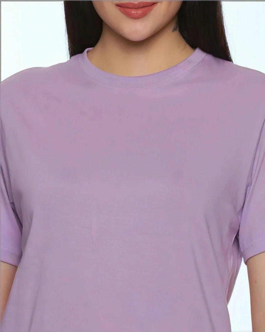 Lavender Boyfriend Fit Womens T-Shirt