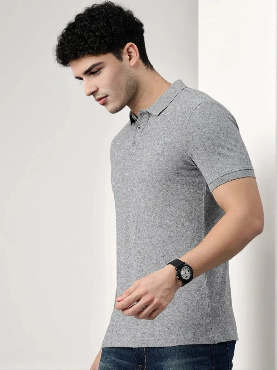 Classic Premium Polo T-Shirt Gray