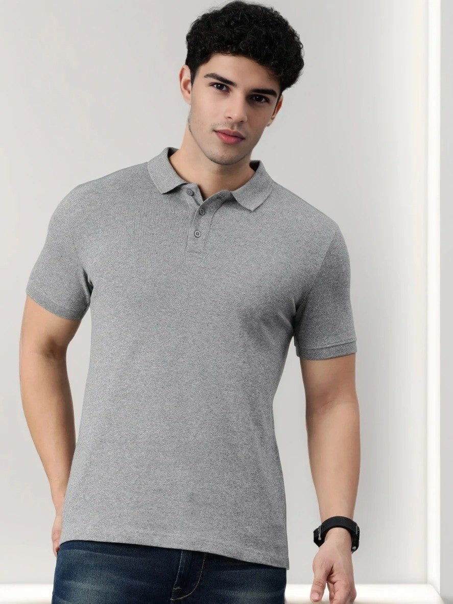 Classic Premium Polo T-Shirt Gray