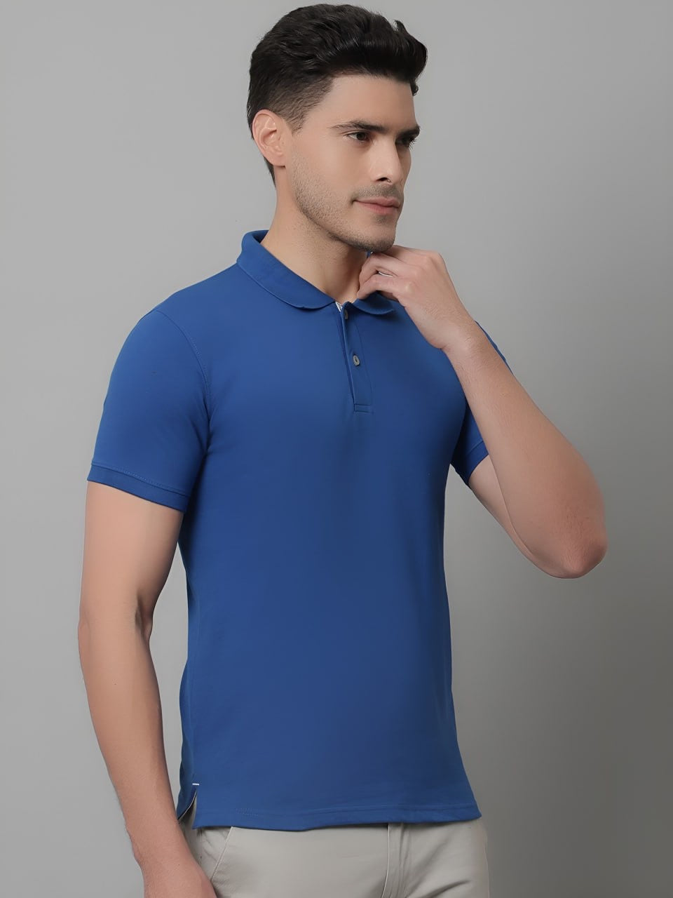 Classic Premium Polo T-Shirt Blue