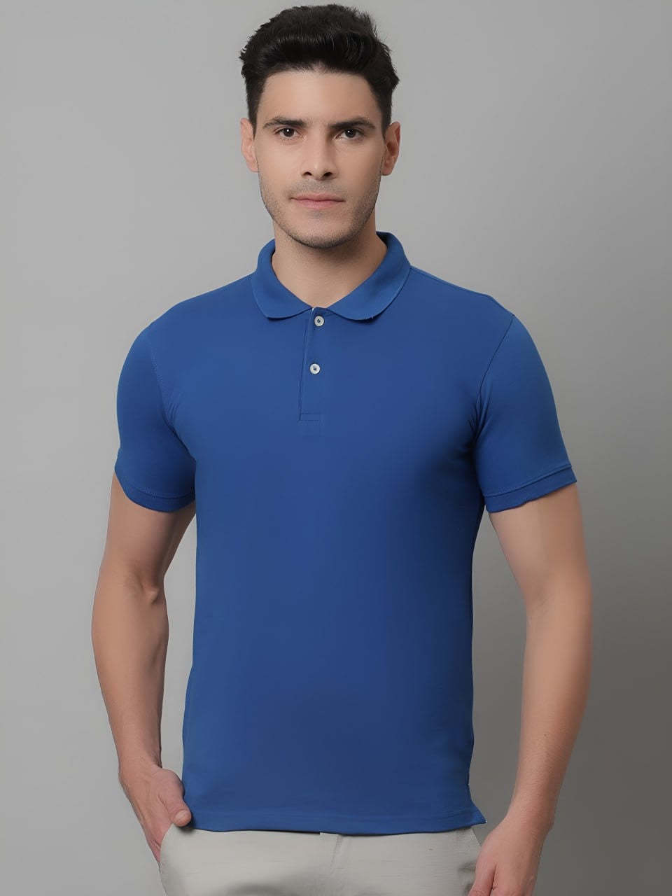 Classic Premium Polo T-Shirt Blue