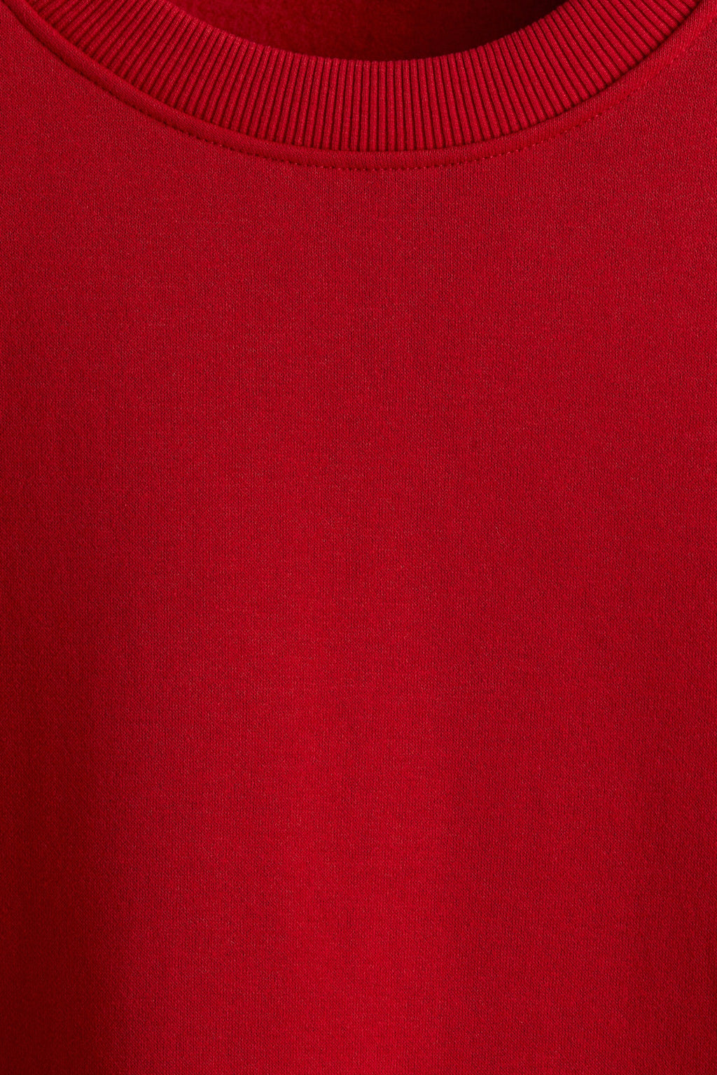 Red Regular Fit Sweatshirt