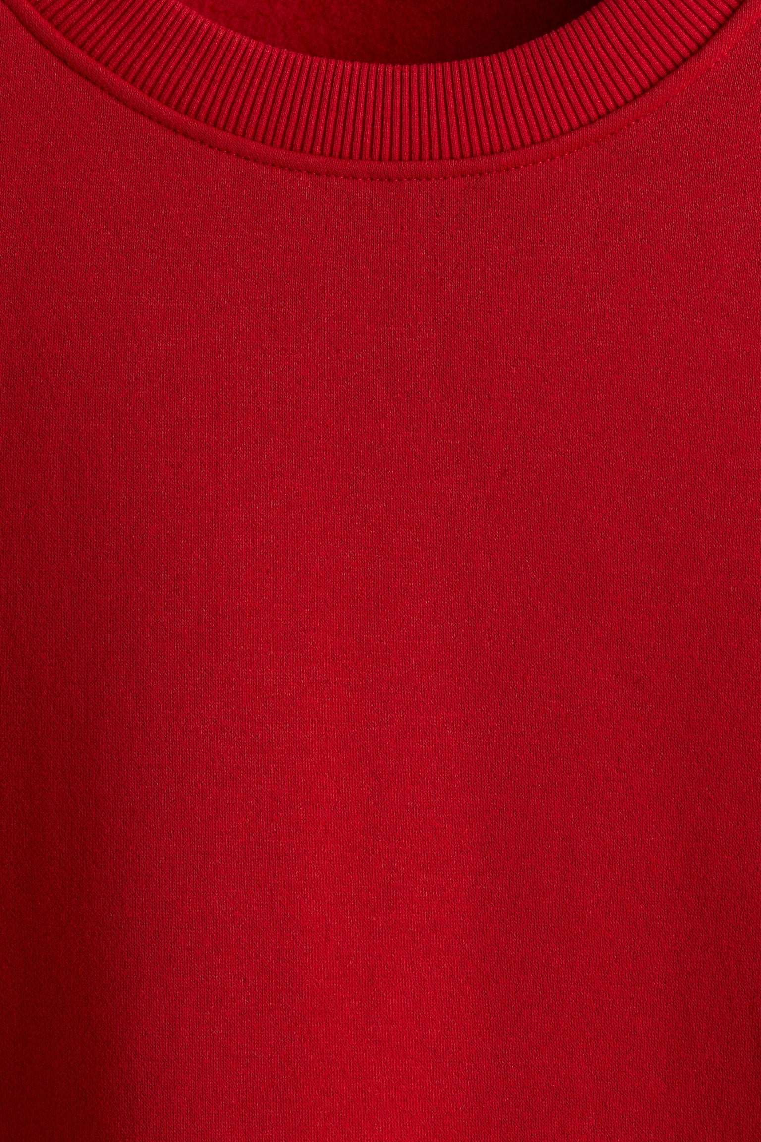 Red Regular Fit Sweatshirt