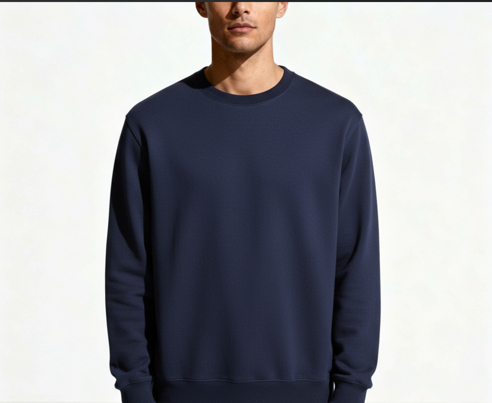 Blue Regular Fit Sweatshirt
