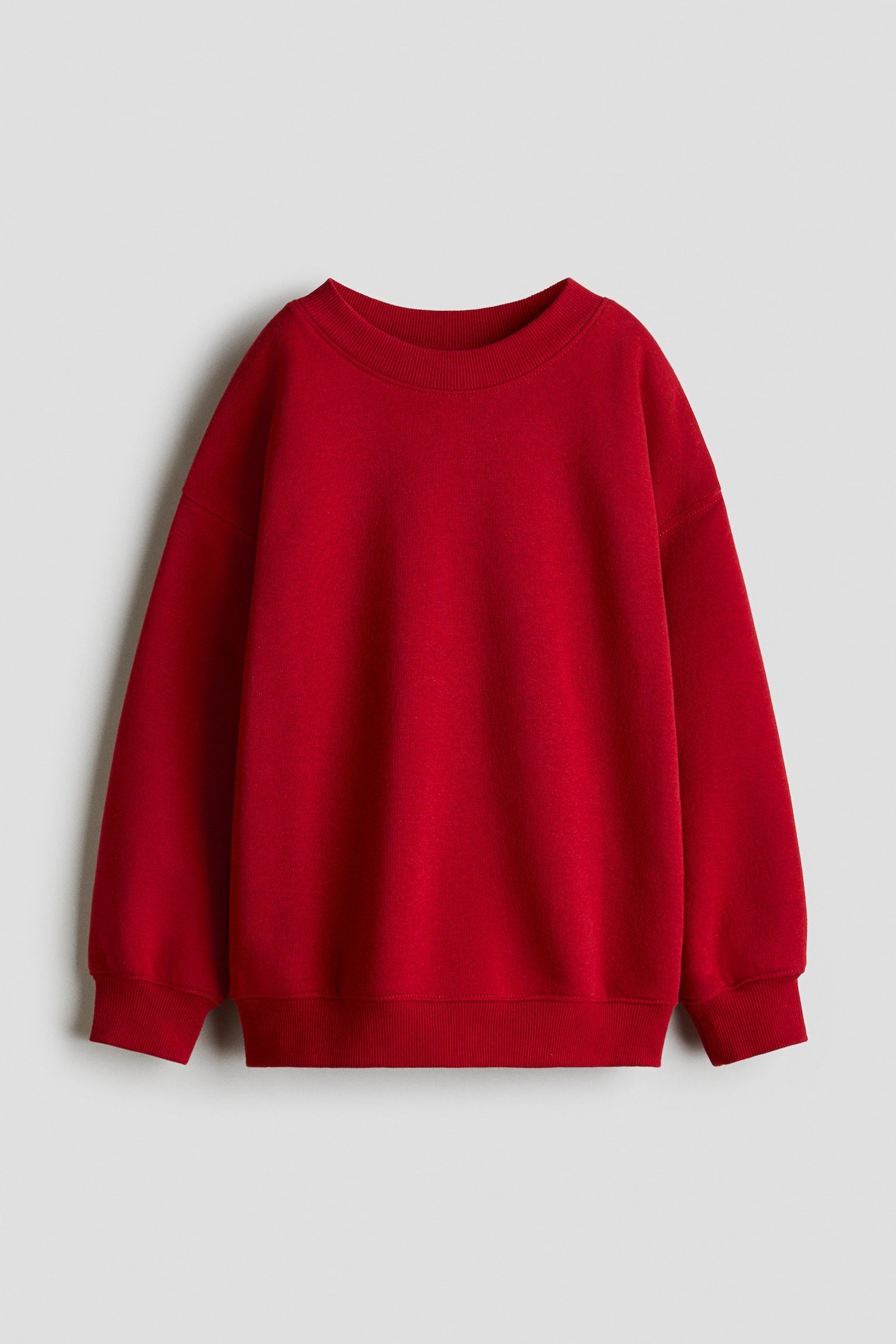 Red Regular Fit Sweatshirt