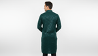 Lakhnavi Cotton Thread Work  Rayon Kurta  in Green