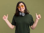 Bottle Green Boyfriend Fit Womens T-Shirt